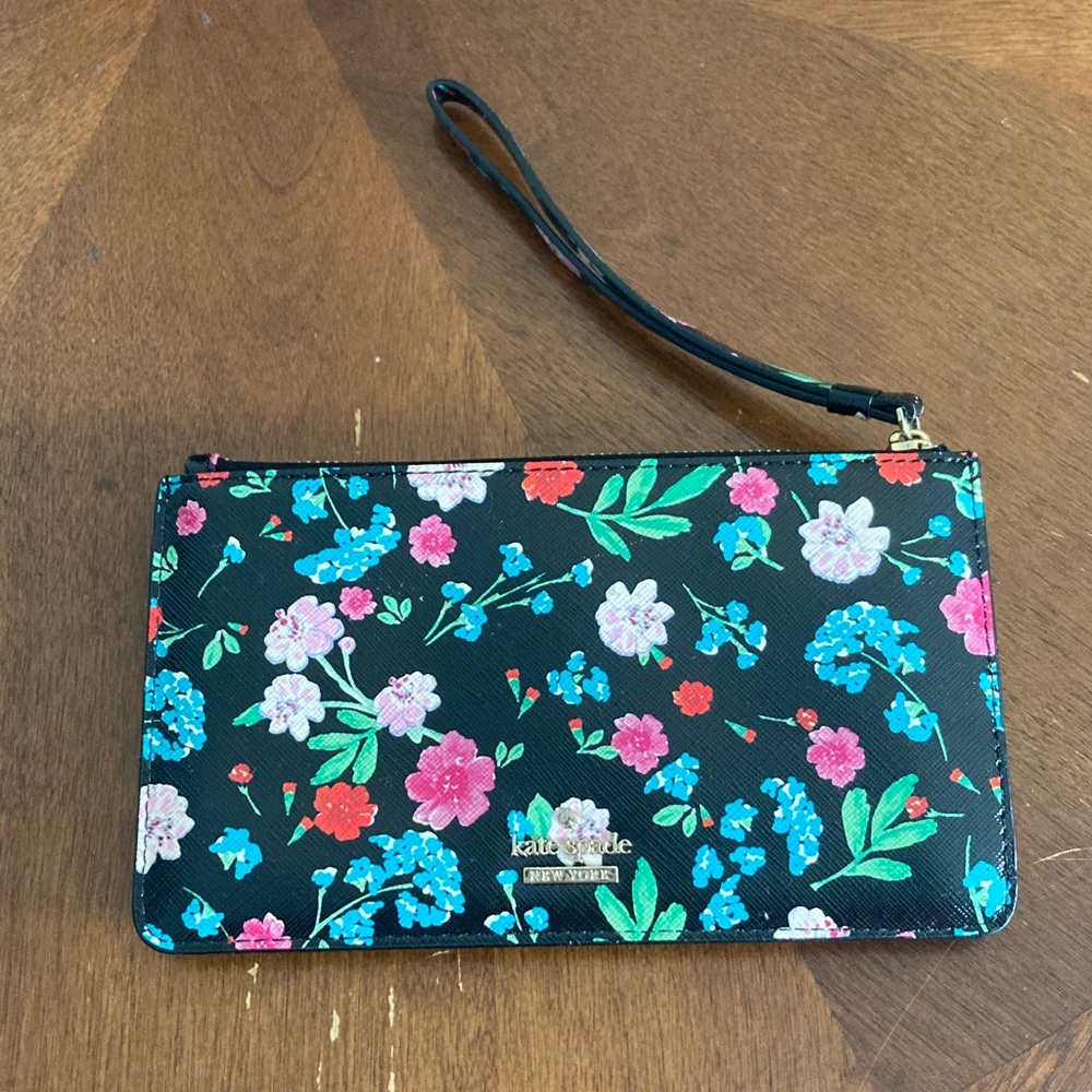 Kate Spade Multicolor Floral Wristlet